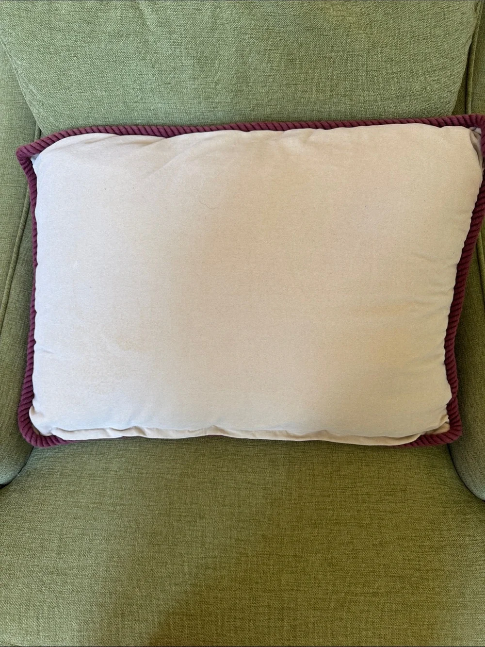 Floral needlepoint Throw Pillow in Red, Burgundy, Cream, Beige, Pink and Green